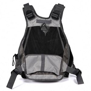 Muestra Gratuita: Chaleco de Pesca Expandible, Impermeable, con Múltiples Bolsillos, Camuflaje, Tipo Mochila - Product Image 3