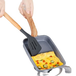 Poêle à omelette rectangulaire antiadhésive avec poignée en plastique pour la cuisson des œufs et des crêpes - Product Image 5