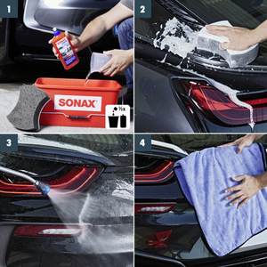 Éponge de lavage de voiture multi-usages, 1 pièce, éponge de nettoyage automobile polyvalente pour carrosserie, roues et surfaces intérieures - Product Image 3