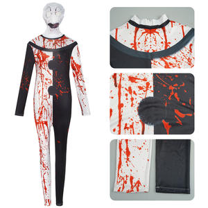Halloween Soul-Snatching Clown Jumpsuit Cosplay Costume Noël Clown Body Cosplay Costume - Product Image 4