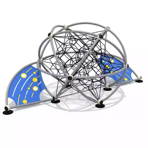 Filet d'escalade d'équipement de jeu pour enfants de vente directe d'usine, combinaison de développement physique pour <span class=keywords><strong>les</strong></span> parcs de quartier en plein air - Product Image 3