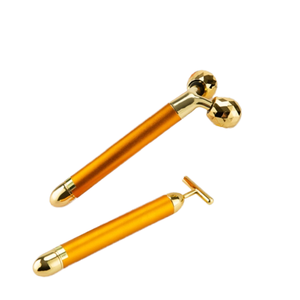 Venta caliente 24K V Shape Face Lifting Device Herramienta de belleza facial de alta vibración para el cuidado de la piel Masajeador facial y de cuello - Product Image 5