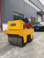 Compacteur routier à double tambour 0,6 tonne 20KN – Machine de construction routière à force de compactage élevée