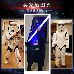 Disfraz de Stormtrooper de Star Wars para Fiesta de Baile, Mono de Algodón Unisex para Niños, Traje de Cosplay de Halloween - Product Image 4