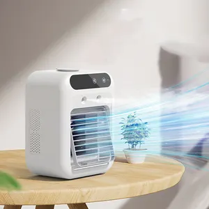 Agua de mano portátil recargable, humidificador de niebla en aerosol ventilador de refrigeración Usb aire acondicionado Mini ventilador de escritorio 2400Mah ventilador de refrigeración/