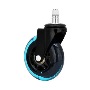 Universal 3 Zoll Medical Industrial Hoch leistungs rad PU Dreh möbel Stuhl rolle mit Bremse Bürostuhl Lenkrad - Product Image 4