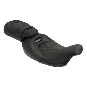 Siège avant et arrière de moto, siège séparé, adapté à la modification des sièges de la série Harley Glide 2009~2023 - Product Image 1