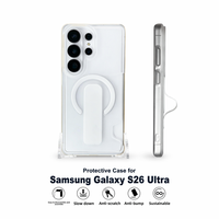 Étui magnétique mat intégré antichoc et fin avec fente pour cartes pour Samsung Galaxy S26 Ultra S25 Ultra S24 S25 Plus