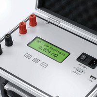 Testeur de résistance de boucle numérique, micro-ohmmètre 200A, résistance de contact, instrument de test portable pour disjoncteurs et appareillage de commutation