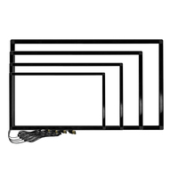 32 "43" 55 "marco de superposición multitáctil infrarrojo marco abierto general para monitor de pantalla táctil con controlador de microtouch 3M