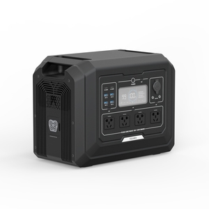 Station d'énergie portable 2000W avec générateur solaire, batterie LiFePO4, MPPT, onde sinusoïdale pure, station d'alimentation pour le camping en plein air - Product Image 2