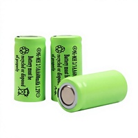 Baterai Isi Ulang Ni-MH Bentuk Khusus 2/3AA 600mAh 12V 0Wh untuk Alat Cukur Sikat Gigi Elektrik No5 Elektronik Konsumen