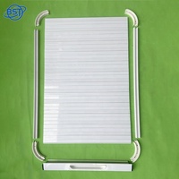 Porte Tambour en PVC et ABS, Lames de Volet Roulant Coulissant, pour Armoire de Cuisine et Placard