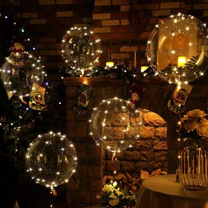 Globos Bobo con luces de 10 pies para cumpleaños, fiesta de graduación, boda, Día de San Valentín, decoración de Navidad, 20 pulgadas - Product Image 6