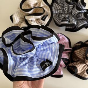 ที่คาดผมลูกไม้สองชั้นสไตล์เกาหลี ผ้าคาดผมขนาดใหญ่ ยางรัดผมผ้าขนาดใหญ่ เครื่องประดับผม ที่คาดผมขนาดใหญ่พิเศษ - Product Image 6