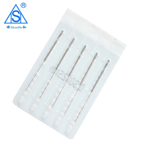 Aiguilles d'acupuncture jetables stériles en acier inoxydable Shunhe, 100 pièces, certifiées CE TCM