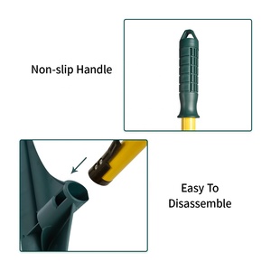 Râteau à feuilles télescopique Winslow & Ross Garden, <span class=keywords><strong>balai</strong></span> à herbe artificielle avec manche en acier, <span class=keywords><strong>brosse</strong></span> - Product Image 6