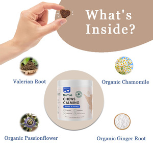Friandises Naturelles Personnalisées OEM/ODM pour Chiens, Saveur Dinde, Suppléments Apaisants pour Anxiété, Stress et Aboiements, Soins de Santé pour Animaux de Compagnie - Product Image 4