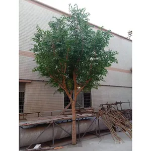 Fabrik Indoor Günstige Große Künstliche Banyan Baum Gefälschte Kunststoff pflanzen Dekorative Ficus Bäume Für Garten im Freien