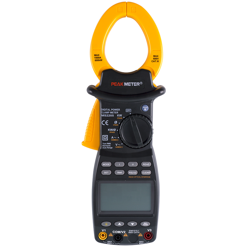Умный зажим PM2205 MS2205 с ЖК-дисплеем, аналоговый ватт-метр, анализатор мощности, цена ватт-метра, однофазный ватт-метр, умный измеритель