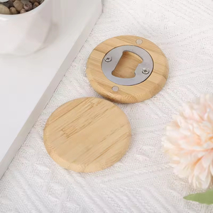 Biểu Tượng Tùy Chỉnh Vòng Tre Nam Châm Mở Chai Trống Thiết Kế Cho Bia Chai - Product Image 5