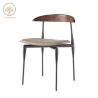 Offre spéciale Chaise de salle à manger en cuir de luxe moderne Chaises en bois pour table à manger Ensemble 6 places