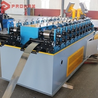 Machine à grande vitesse pour la fabrication de profilés en U et de rails, double ligne, synchronisée, avec équipement de formage de quilles en acier certifié CE