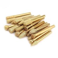Hizar CNC diamant pierre outils de sculpture sous vide brasé pierre granit gravure Bit personnalisé OEM CNC Bits pour marbre