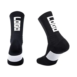 SX Elite Soccer Grip Socks Crew Designer Custom Logo Performance Thicken Anti Slip Football Sports Socks for Men