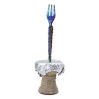 Accessoires de luxe pour chicha - Pique-films pour chicha et fourchette à cigarettes de couleurs assorties, 60 cm, pratique, logo personnalisable