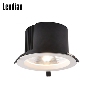 Fabriqué en chine ce projet aluminium <span class=keywords><strong>noir</strong></span> encastré ip44 ip65 12w 20w 30w 50w 60w 80w cob hôtel projecteur led downlight - Product Image 2