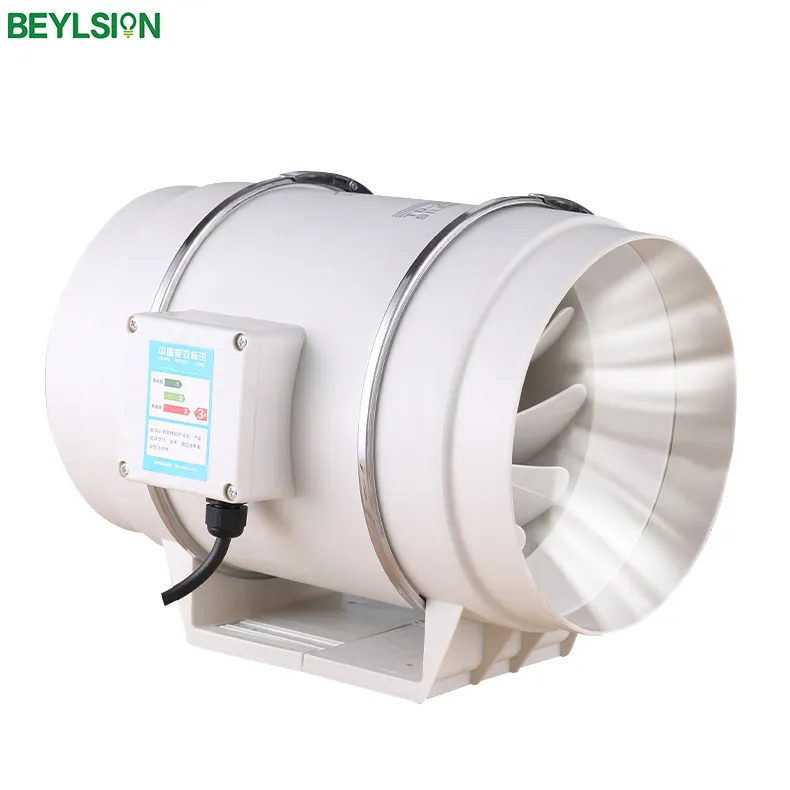 Beylsion 4/5/6 /8 Inch Inline Kanaal Ventilatie Ventilator Ontluchting Blower 110V 220-240V Voor Kweektent Doos/Kas/Kelder/Keuken