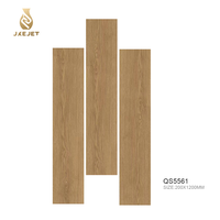 Carreaux de porcelaine à grain de bois de conception moderne, épaisseur 10 mm, extra longs 200x1200 mm, bords rectifiés, sans joint, résistants aux acides, pour intérieur