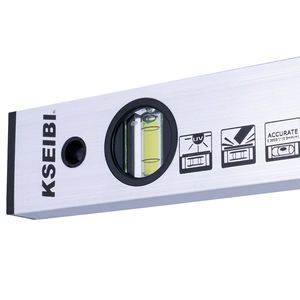 Üç flakon ile KSEBI manyetik ruh seviyeleri ölçme aracı 12 "300MM alüminyum alaşımlı plastik Film ambalaj - Product Image 6