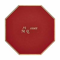 Boîte cadeau rouge personnalisée en forme de cœur évidé avec poignée, emballage de luxe pour mariage, anniversaire, demande en mariage