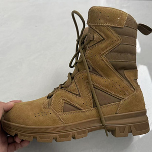 SF026 706 SF026 <b>Large</b> Size Training Men Coyote Brown Tactical Boot Plastic High Top Outdoor All Seasons Breathable Portable No - Product Image 1