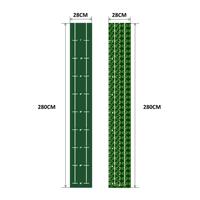 Tapis de frappe de golf Koyang 28cm x 280cm pour entraînement à domicile et au bureau, tapis de putting vert TM330-GEFDT-DZ-28 280-003