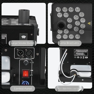 Machine à fumée puissante à effet sonore rapide, verticale, instantanée, pour grands concerts, ambiance de scène, effets spéciaux - Product Image 4