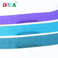 Sangle en nylon élastique souple de type Y, personnalisable par le fabricant, multicolores, à bord ouvert, pour accessoires de pantalon