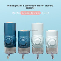 Distributeur d'eau et de nourriture pour animaux de compagnie en plastique écologique personnalisé, à suspendre, pour chat, lapin, chien, cage à chat, bouilloire pour boire de l'eau
