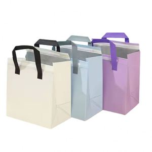 Sac isotherme jetable écologique, imperméable, portable, en non-tissé laminé à ultrasons, pour la livraison de nourriture - Product Image 1