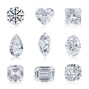 Listo para enviar MSE-880 1CT Pendientes de diamantes de laboratorio de moda en oro blanco de 9K con forma redonda - Product Image 6