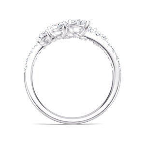 Nouvelle bague pour femme en argent S925 en forme de poire, goutte d'eau, luxe léger, exquise, mode, haute qualité, bijoux de mariage, vente en gros - Product Image 1