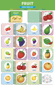 <span class=keywords><strong>Libro</strong></span> <span class=keywords><strong>de</strong></span> tarjetas <span class=keywords><strong>de</strong></span> pintura <span class=keywords><strong>de</strong></span> diamante artesanal para niños, cartón, Animal, fruta, pieza hecha a mano, taladro, aprendizaje del aprendizaje, puzle, <span class=keywords><strong>libro</strong></span> <span class=keywords><strong>de</strong></span> lectura - Product Image 4