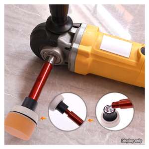Tige d'extension en alliage d'aluminium rouge M14 de 75 mm, 100 mm, 140 mm pour polisseuse rotative et meuleuse - Product Image 5