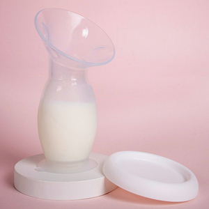Collecteur de lait en Silicone <span class=keywords><strong>pour</strong></span> bébés, silencieux sans douleur, Portable, blanc, 1 pièce, nouveau Design, sans BPA, manuel - Product Image 2
