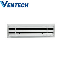 Diffuseur linéaire caché Ventech HVAC pour climatiseur, grille de ventilation en aluminium pour diffuseur d'air VAV