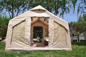 Venta caliente Khaki Iatable Carpa con bomba de tela Oxford para el lado del coche Camping - Product Image 5