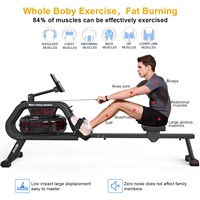 Máquina de Remo Comercial Snode WR100 para Gimnasio, con Cuerpo de Hierro, 16 Niveles de Resistencia y Capacidad de 150 kg