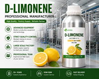 D-Limonène Naturel 99 % Purité Min. Extrait de Zeste d'Agrumes en Vrac pour Parfumerie, Nettoyage et Cosmétiques (Matière Première)